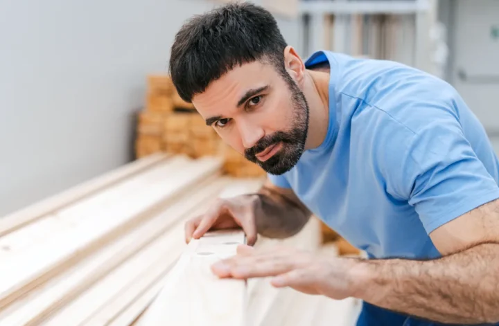 Un menuisier pro qui choisit du bois