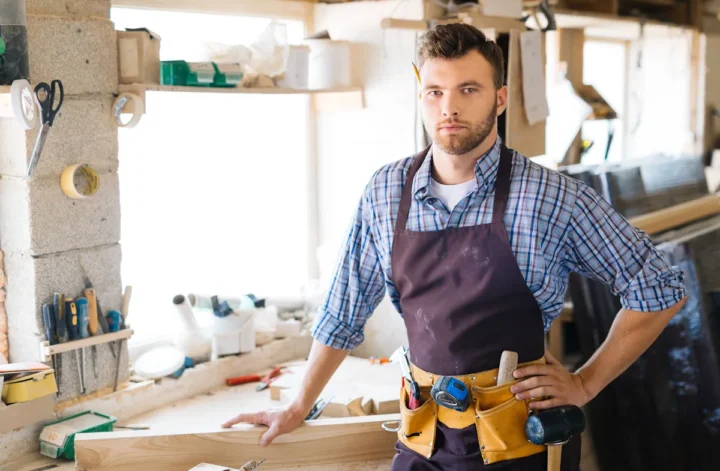 Un auto entrepreneur menuiserie